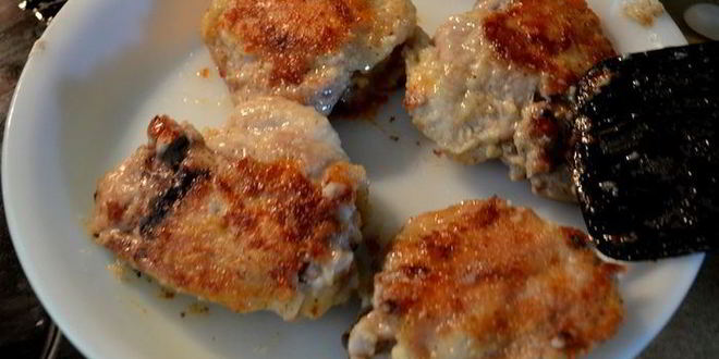 Рецепт куриных бедрышек в соусе кремово-горчичном