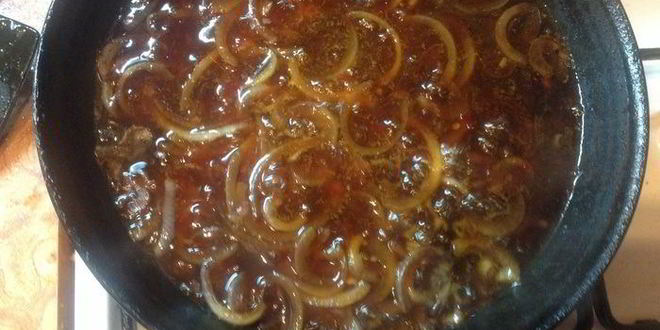 Рецепт курицы в соусе с кремовой кашей