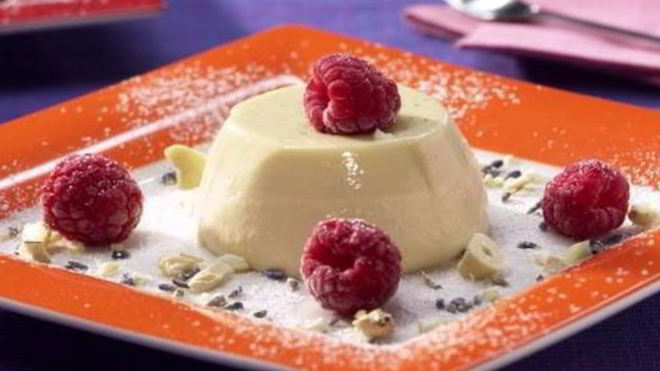 Рецепт лавандового крема с малиной