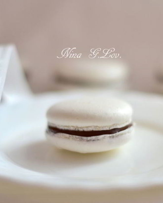 Рецепт макарон с шоколадным кремом