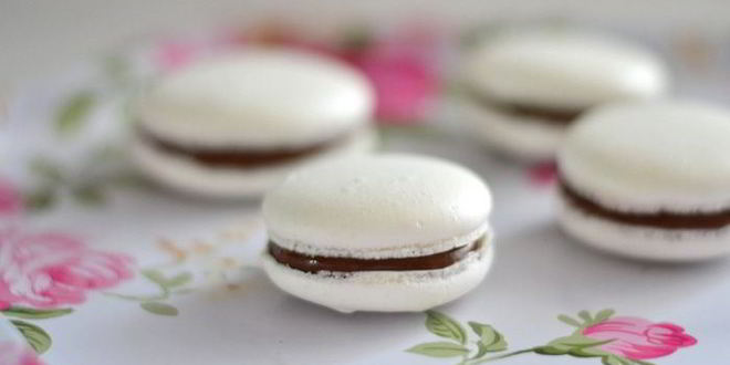Рецепт макарон с шоколадным кремом