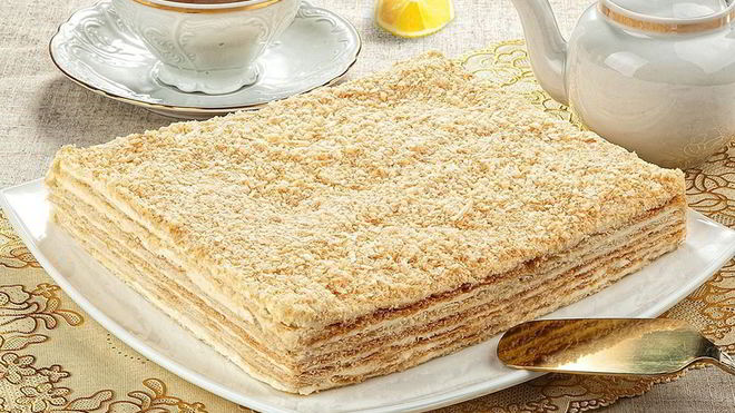 Рецепт песочных коржей с заварным кремом