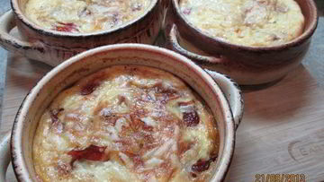 Рецепт Помидоров черри в креме из сыра Джюгас