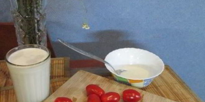 Рецепт помидоров черри в креме из сыра джюгас