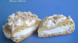 Рецепт Шу Кунжутные облачка с лимонным кремом