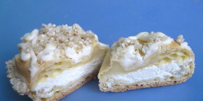 Рецепт Шу Кунжутные облачка с лимонным кремом