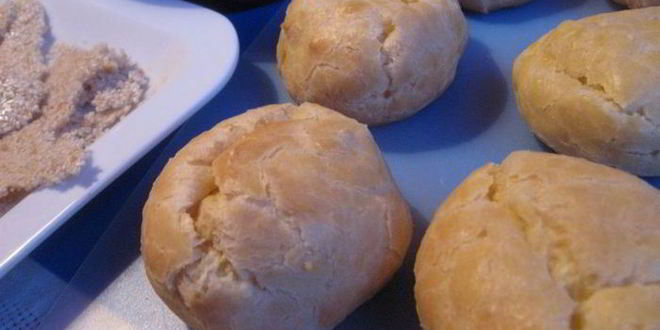 Рецепт шу кунжутные облачка с лимонным кремом