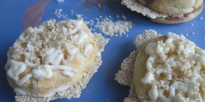 Рецепт шу кунжутные облачка с лимонным кремом