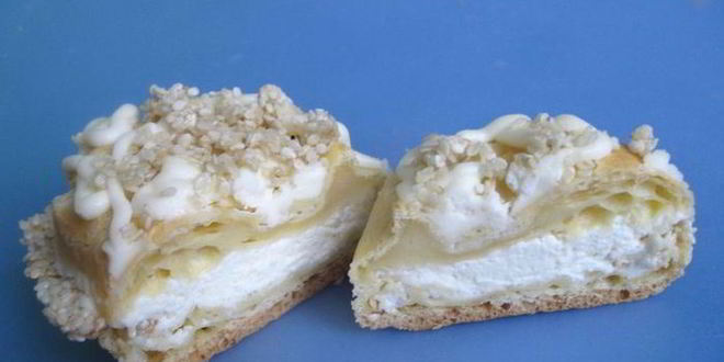 Рецепт шу кунжутные облачка с лимонным кремом