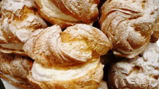 Рецепт Шу с яблочно-сливочным кремом