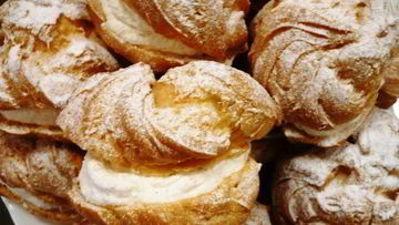 Рецепт Шу с яблочно-сливочным кремом