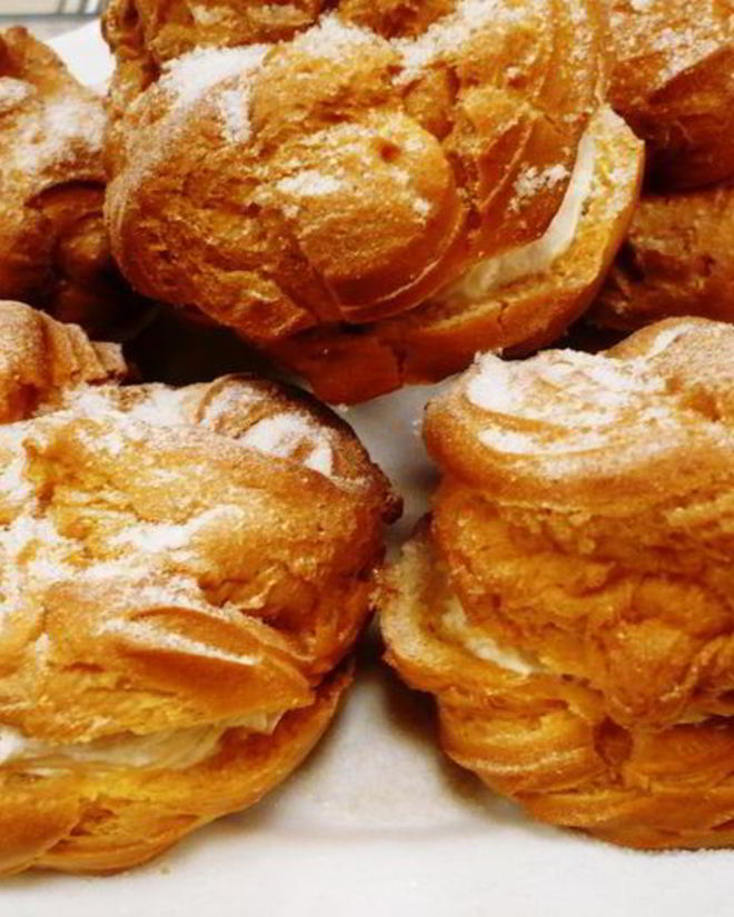 Рецепт шу с яблочно-сливочным кремом