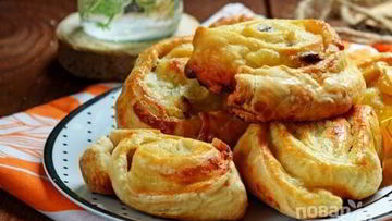 Рецепт Слоеных коржиков с заварным кремом