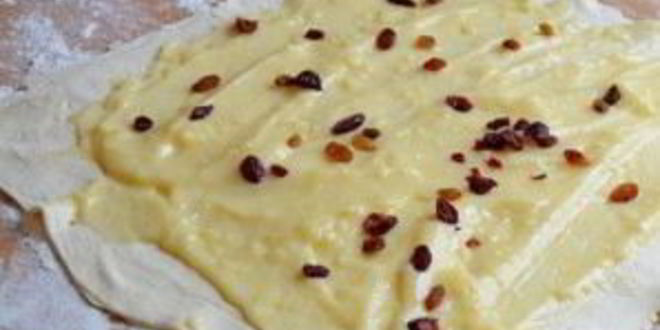 Рецепт слоеных коржиков с заварным кремом