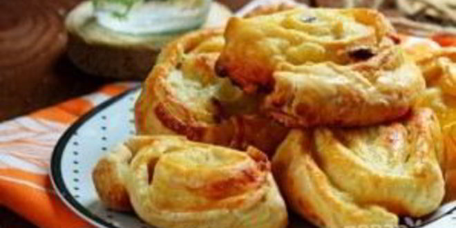 Рецепт слоеных коржиков с заварным кремом