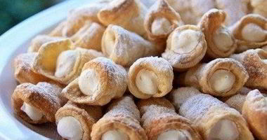 Рецепт Слоеных трубочек со сливочным кремом