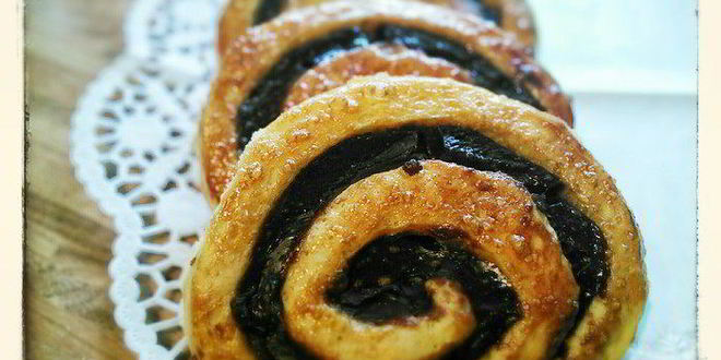 Рецепт Улиток с шоколадным кремом-пудингом