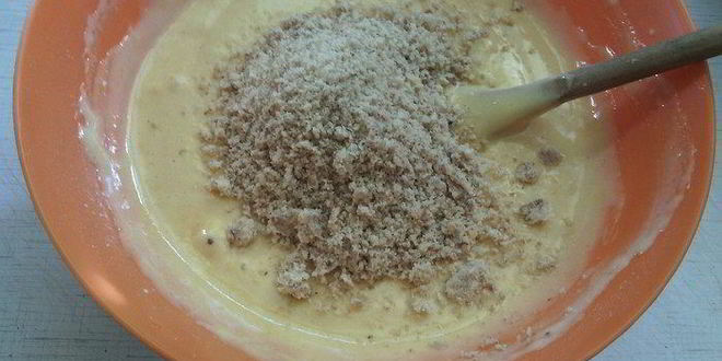 Рецепт воздушного тыквенно-ореховый бисквит с тыквенно-шоколадным кремом