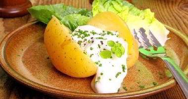 Рецепт Запеченного картофеля с кремом чили