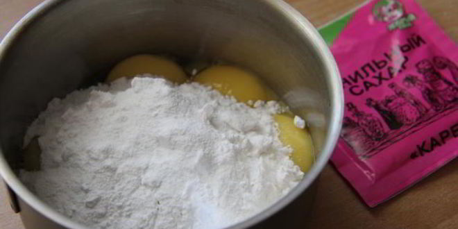 Рецепт заварного крема на желтках