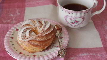 Рецепт Заварных колец со сливочным кремом