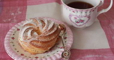 Рецепт Заварных колец со сливочным кремом