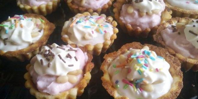 Рецепт заварных корзиночек с творожным кремом