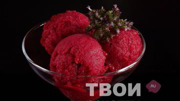 Рецепт Малинового сорбета