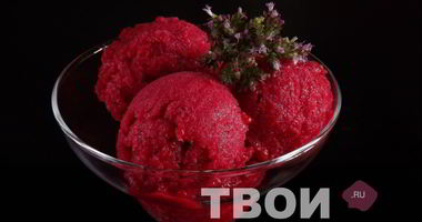 Рецепт Малинового сорбета