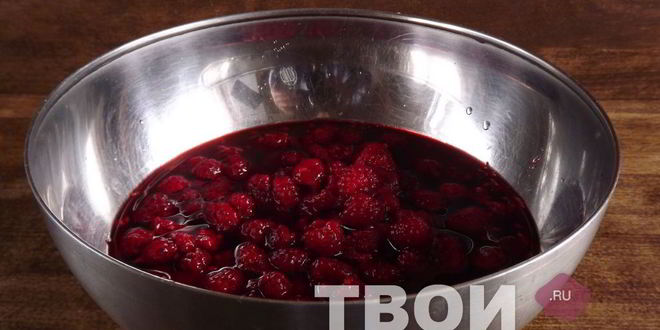Рецепт малинового сорбета