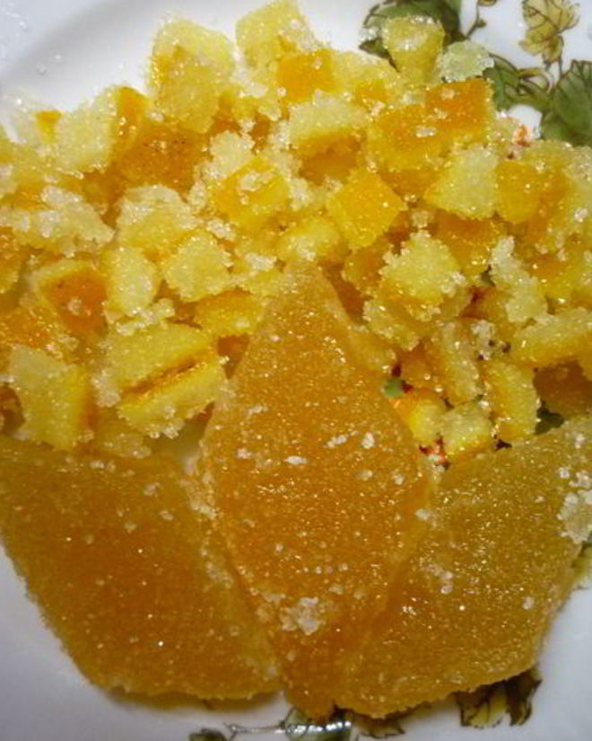 Рецепт апельсиновых цукатов и мармелад