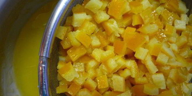 Рецепт апельсиновых цукатов и мармелад