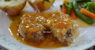 Рецепт Свиных медальонов с мармеладным джемом