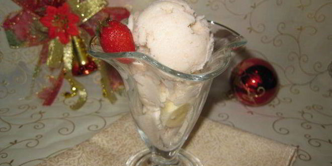 Рецепт бананового мороженого на основе кефира