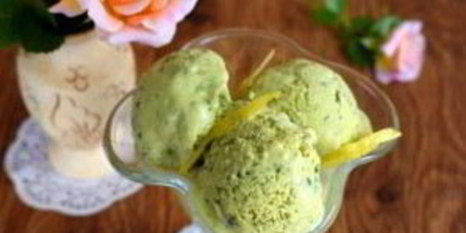 Рецепт базиликового мороженого