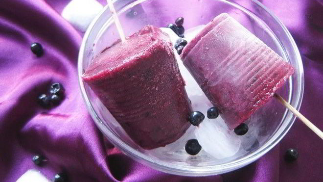 Рецепт чернично-йогуртового мороженого