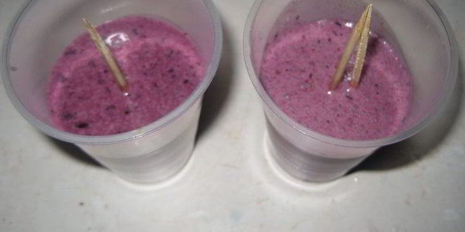 Рецепт чернично-йогуртового мороженого