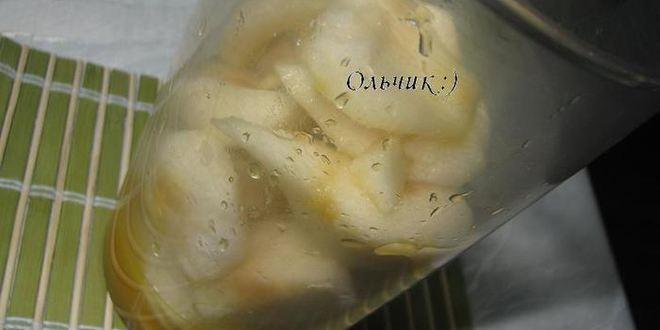 Рецепт грушевого мороженого с апельсиновым флером