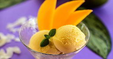 Рецепт Кокосового мороженого с манго