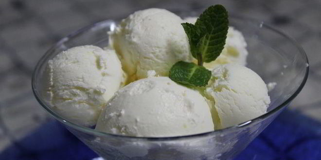 Рецепт лимонно-сливочного мороженое