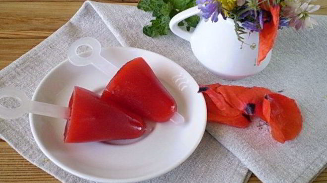 Рецепт мороженого из сока