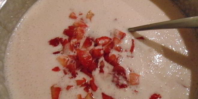 Рецепт мороженого клубничный сюрприз