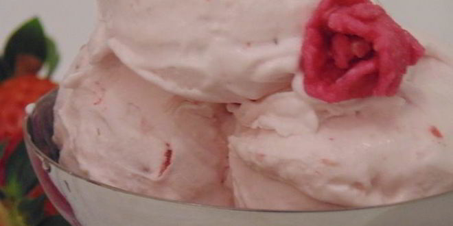 Рецепт мороженого клубничный сюрприз