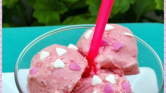 Рецепт мороженого клубника со сливками
