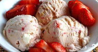 Рецепт Мороженого Пьяная клубника