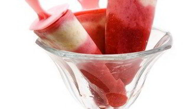 Рецепт мятного двухцветного арбузна-цитрусового мороженого