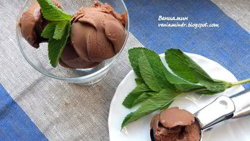 Рецепт Шоколадна-мятного мороженого