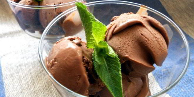 Рецепт шоколадна-мятного мороженого