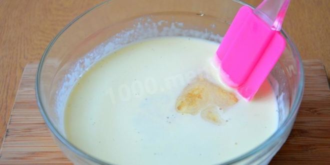 Рецепт сливочного мороженого из сливок