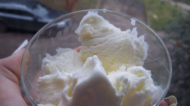 Рецепт сливочного мороженого